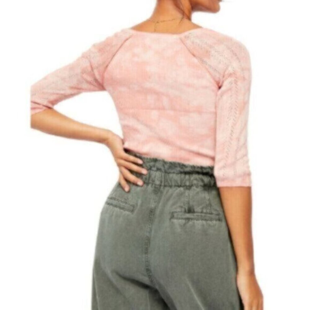 NWT Free People | Rory Henley Button Up Thermal Top Size Large - Picture 2 of 12